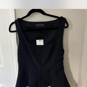 Zara Black Sleeveless Blouse